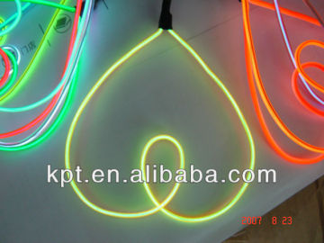 High brightness Flash X'mas decorated EL neon rope light