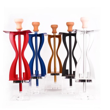 WOYU hot sell color smoke shisha pipes acrylic shishas buckz hookah