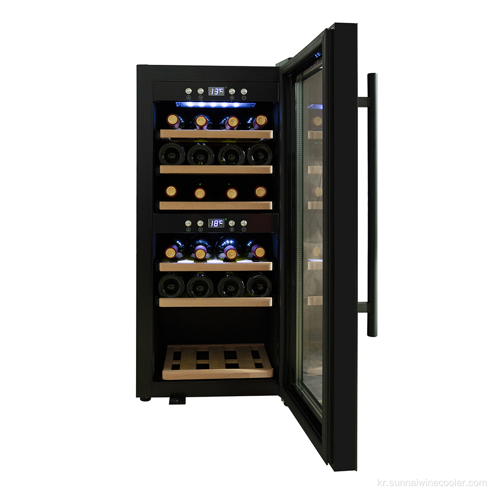 CB/CE/ROHS 24 병 쿨러 와인 저장고 냉장고
