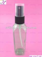pet liquid cosmetic square spary bottle 70ml