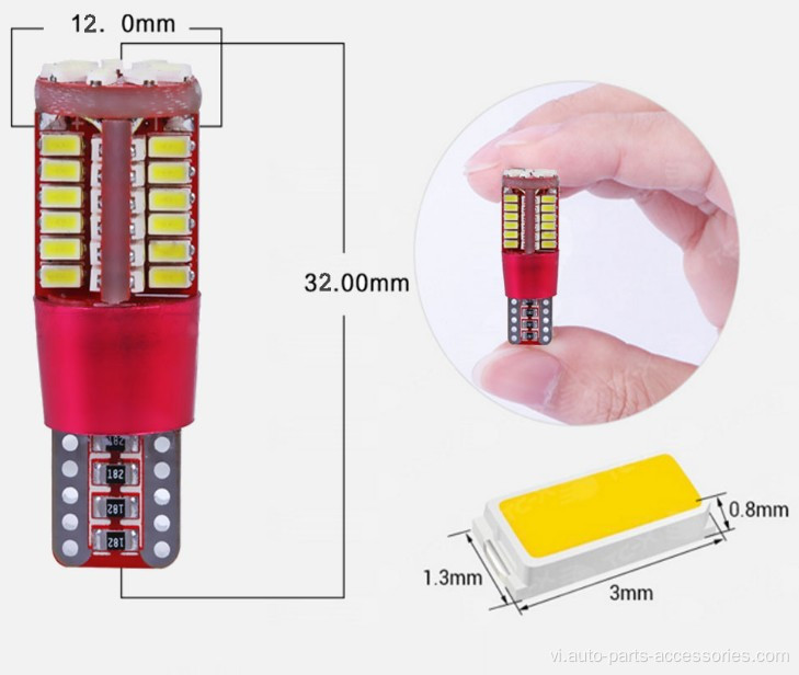 Siêu sáng màu trắng ấm áp xe ánh sáng đỗ xe