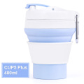 Folding Silicone Mug, Custom Coffee Travel Mug Nhà cung cấp Portable