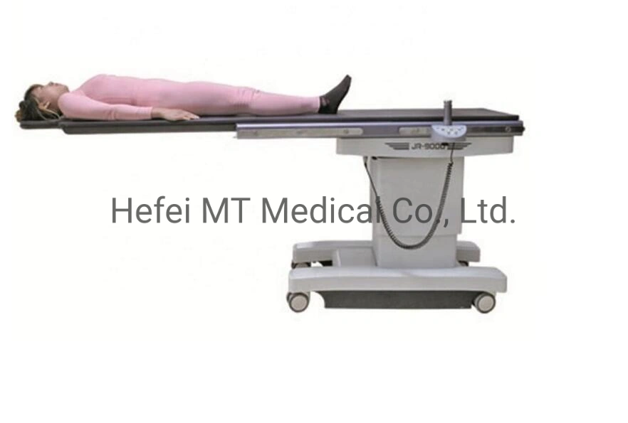 Hospital Equipment Electric Interventional Imaging Cattheterization Operation Table