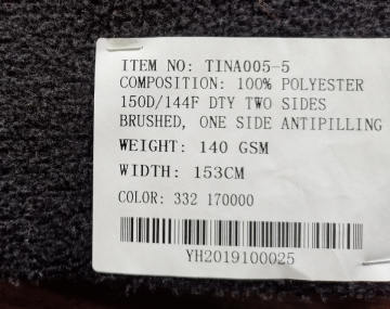 150D144F Polar Fleece Fabrics