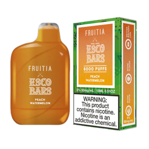 Fruitia X Esco Bars Disposable 6000 Puffs