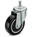 Medium Duty Threaded Stem PU Wheel Caster