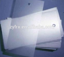 Custom made garment clear plastic hang tags