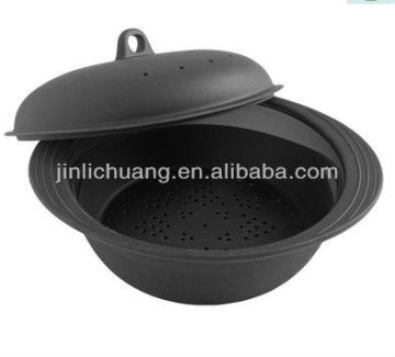 2014 hot selling silicone microwave rice steamer