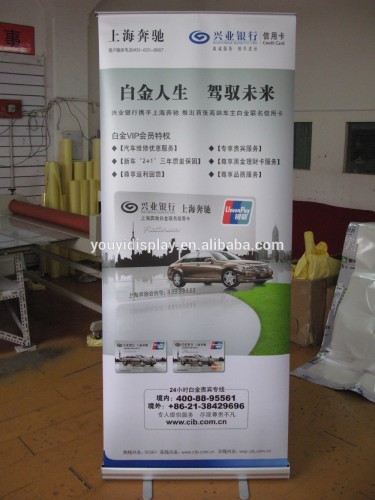 Aluminum PVC banner stand