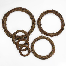 Rattan Wreath and Ring DIY Christmas Decorations for Flower Shops