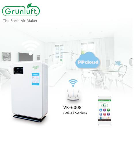 Air Purifiers with remote controler and digital display for home