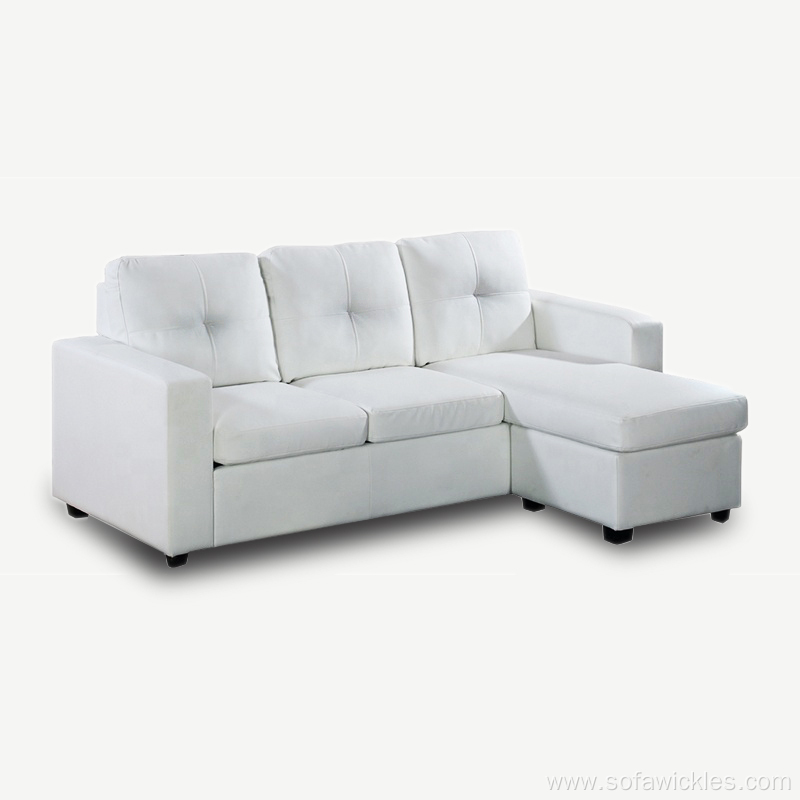 Living Room PU L Shape Sofas