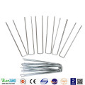 Garden staples/u shaped turf nails/turf pins 15cm metal u shaped garden securing pegs sod staples