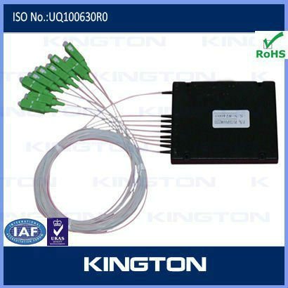 Optic Fiber ABS Plastic Box Package 1*8 PLC Splitter