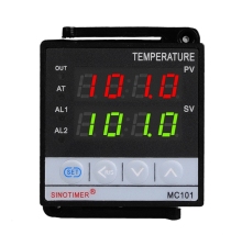 24VDC MC101 PID Temperature Controller with SSR, Relay Output, and Alarm