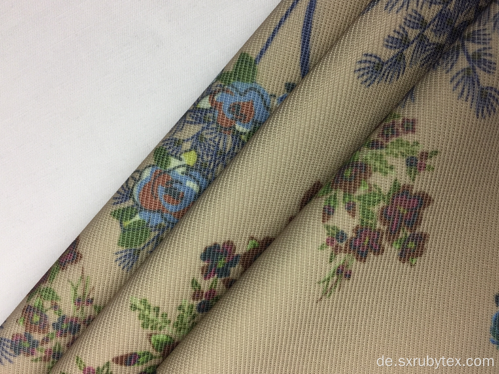 Polyester Spandex Schwere Twill Print Strickware