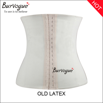 burvogue skin latex shaper steel boned underbust corset waist training wholesale