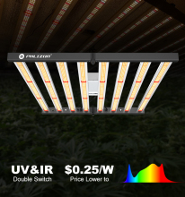 Best Vertical Dimmable LED Grow Light 650W