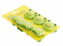 frog bag clips,cartoon plastic clips,plastic pegs