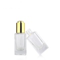 30ml luxurious glass square dropper bottles