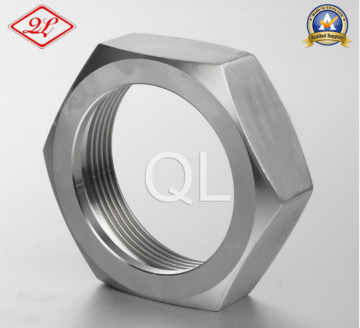Sanitary Bevel Seat Fitting Hex Union Nut