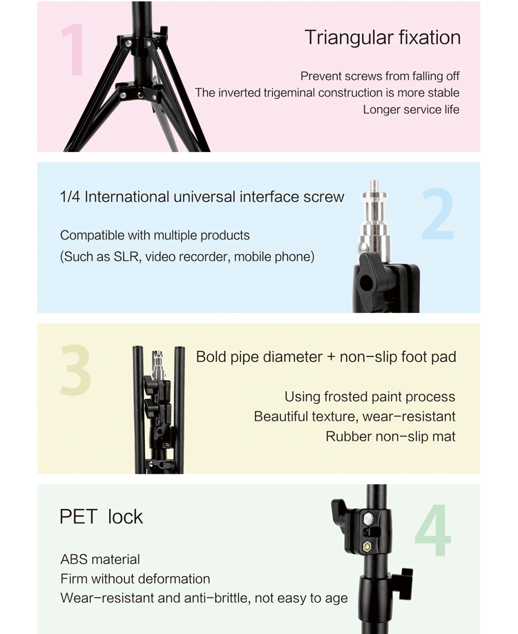 phone Camera aluminium Tripod