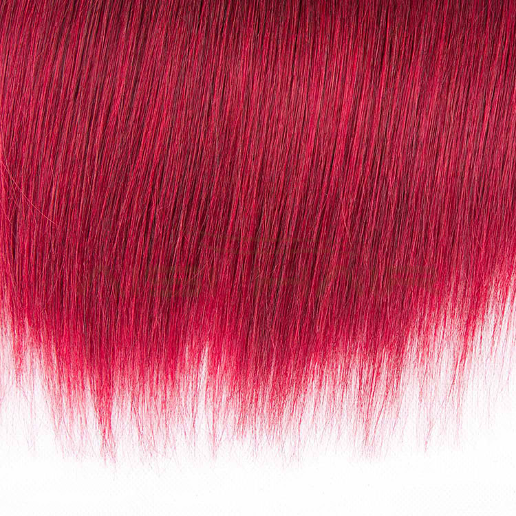 Aisi Hair  Price 8a Grade 3 Bundles Red Double Drawn Brazilian Hair Weave Bundles