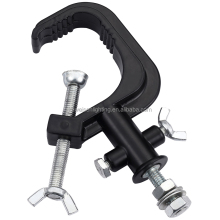 Professional 200KGS Load Capacity Stage Light Clamps, DJ Bar Light Hooks, and Truss Clamps in Black Die-Casting for Event Services