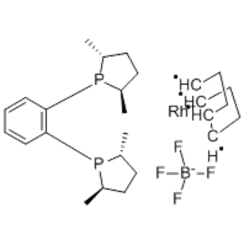 (-) - 1,2-Bis [(2R, 5R) -dimetilfosfolano] benzeno (ciclooctadieno) ródio (I) CAS 210057-23-1