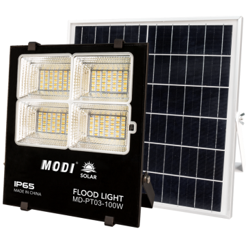 100W solar flood lights ourdoor