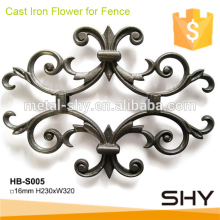 wrought iron fence flower finals