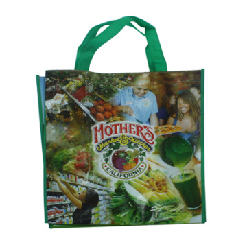 Laminated woven shopping bag