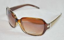 Brown Paint color Plastic Women Suglasses