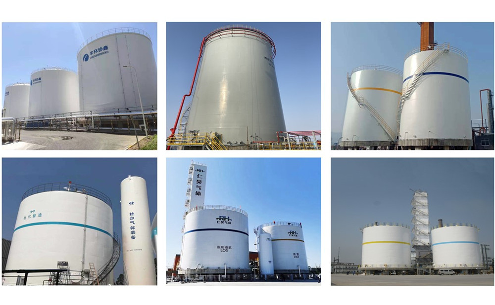 Single liquid gas storage cases