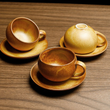 Egg Shaped Ceramic Coffee Cup 200ml Dish