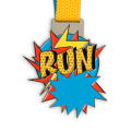 Special Color Emamel Thunder Run Medal