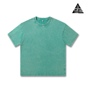 Washed and worn short sleeved t-shirt