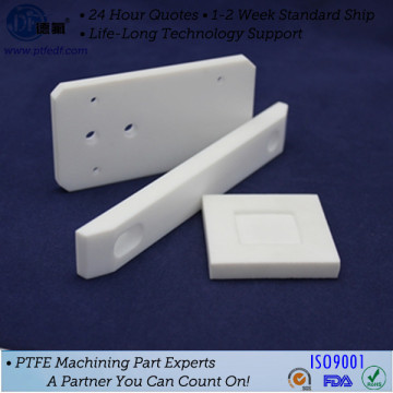 Smooth surface thin wall plate ptfe parts