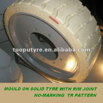 Mould on solid tires, solid tyre 31x6x10