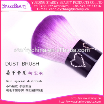 round nail cleaning brush/nail dusting brush /brushes make up