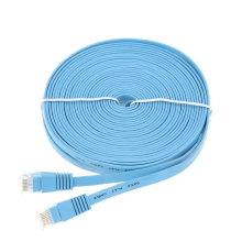 FTP UTP 100ft Ethernet Flat Internet Network Cable Cat 6
