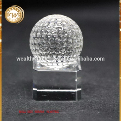 Economic Crazy Selling crystal gifts crystal golf ball