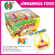 plastic flashlight bamboo dragonfly toy candy