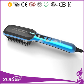 OEM waterproof professional hair straightening Cool Square Hair Brush Electric Hair Brush