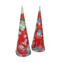 Cone Tin Box Metal Hat Crafts