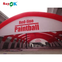 Giant Red-Line Dome Inflatable Paintball Tent with Canopy