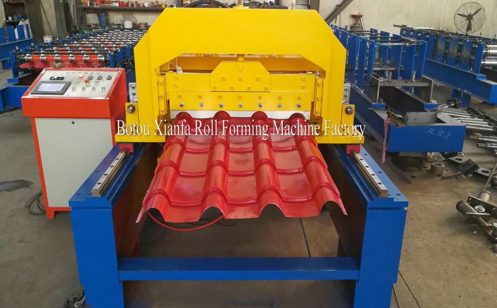 Steel Roof Tile Making Roll Forming Machine