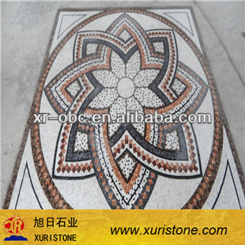 colored marble mosaic pattern