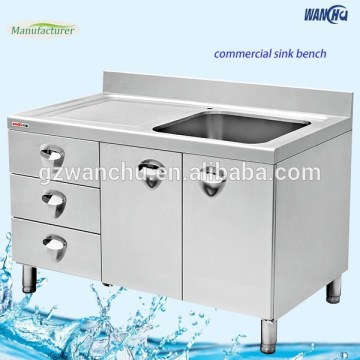 S/S 201/304 Corner Sink,Corner Kitchen Sink Cabinet With Drawer