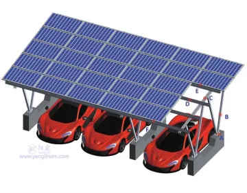 Solar Panel Ground Mounting Kit: Aluminium Carport Brackets for PV Modules